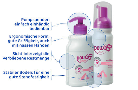 DOUXO S3 Calm Mousse und Shampoo