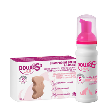 DOUXO S3 CALM Sparpaket festes Shampoo & Mousse